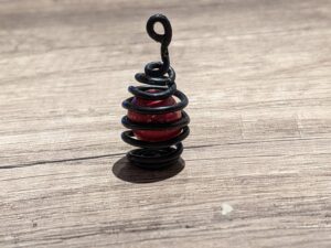 Spirale mit Kugel Anhänger