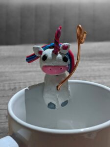 Einhorn Teebeutelhalter, Feb. 20