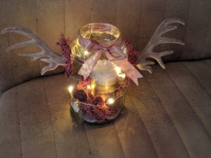 Herbstdeko im Glas, Aug. 19