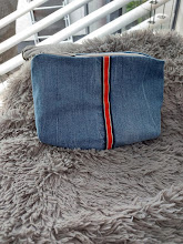Kulturbeutel aus Jeans